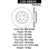 Centric 120.40034 Disc Brake Rotor Premium Brake Rotor