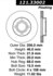 121.33002 by CENTRIC - C-Tek Standard Disc Brake Rotor - 10.07 in. Outside Diameter