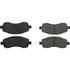 Centric 308.07220 Disc Brake Pad Set Street Brake Pads Front with Shims and Hardware