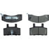 308.03700 by CENTRIC - Street Brake Pads Front with Shims and Hardware