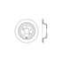 Centric 127.51045R Disc Brake Rotor Slotted Drilled Rotor