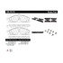 106.16110 by CENTRIC - Posi Quiet Extended Wear Brake Pads with Shims and Hardware