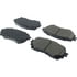 Centric 308.17110 Disc Brake Pad Set Street Brake Pads Front with Shims and Hardware