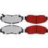 500.16080 by CENTRIC - PQ PRO Disc Brake Pads with Hardware