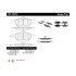 Centric 301.10472 Disc Brake Pad Set Centric Premium Ceramic Brake Pads with Shims and Hardware