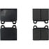 Centric 300.00451 Disc Brake Pad Set Centric Premium Semi-Metallic Brake Pads with Shims