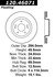 120.46071 by CENTRIC - Centric Premium Brake Rotor