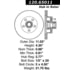 120.65011 by CENTRIC - Premium Brake Rotor