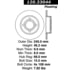 120.33044 by CENTRIC - Premium Brake Rotor