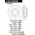 Centric 120.65068 Disc Brake Rotor Premium Brake Rotor
