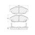 301.04960 by CENTRIC - Centric Premium Ceramic Brake Pads with Shims and Hardware