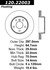 120.22003 by CENTRIC - Premium Brake Rotor