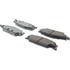 Centric 308.09220 Disc Brake Pad Set Street Brake Pads Rear with Shims and Hardware