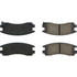 Centric 308.06980 Disc Brake Pad Set Street Brake Pads Rear with Shims