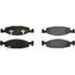 Centric 308.07900 Disc Brake Pad Set Street Brake Pads Front with Shims