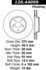 Centric 120.44099 Disc Brake Rotor Premium Brake Rotor
