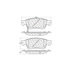 Centric 308.12870 Disc Brake Pad Set StopTech Street Brake Pad