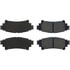 Centric 300.13910 Disc Brake Pad Set Centric Premium Semi-Metallic Brake Pads with Shims and Hardware