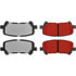 500.12810 by CENTRIC - PQ PRO Disc Brake Pads with Hardware