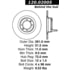 Centric 120.02005 Disc Brake Rotor Premium Brake Rotor