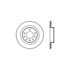 Centric 127.62094R Disc Brake Rotor Slotted Drilled Rotor