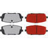 500.11800 by CENTRIC - PQ PRO Disc Brake Pads with Hardware