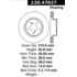 120.47027 by CENTRIC - Premium Brake Rotor