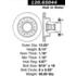 Centric 120.65044 Disc Brake Rotor and Hub Assembly Premium Brake Rotor