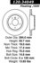120.34049 by CENTRIC - Premium Brake Rotor