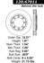 Centric 120.67011 Disc Brake Rotor Centric Premium Brake Rotor