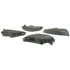 300.10571 by CENTRIC - Centric Premium Semi-Metallic Brake Pads with Shims and Hardware