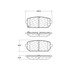 Centric 300.12960 Disc Brake Pad Set Centric Premium Semi-Metallic Brake Pads with Shims and Hardware