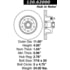 120.62000 by CENTRIC - Premium Brake Rotor