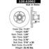 Centric 120.62002 Disc Brake Rotor and Hub Assembly Premium Brake Rotor