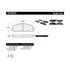 102.00542 by CENTRIC - C-Tek Semi-Metallic Brake Pads with Shims