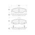 Centric 301.07500 Disc Brake Pad Set Centric Premium Ceramic Brake Pads with Shims and Hardware