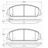 Centric 308.13510 Disc Brake Pad Set StopTech Street Brake Pad
