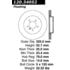 120.34052 by CENTRIC - Premium Brake Rotor