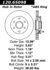 Centric 120.65098 Disc Brake Rotor and Hub Assembly Premium Brake Rotor