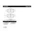 Centric 100.09500 Disc Brake Pad Set Disc Brake Pad