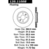 Centric 120.11008 Disc Brake Rotor Premium Brake Rotor