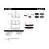 102.12620 by CENTRIC - C-Tek Semi-Metallic Brake Pads with Shims