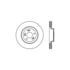 Centric 128.51032L Disc Brake Rotor Cross Drilled Rotor