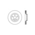 Centric 128.62108R Disc Brake Rotor Cross Drilled Rotor