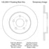 Centric 120.20017 Disc Brake Rotor Premium Brake Rotor