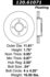 120.61071 by CENTRIC - Premium Brake Rotor