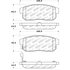 308.10080 by CENTRIC - StopTech Street Brake Pad