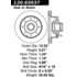120.65037 by CENTRIC - Premium Brake Rotor