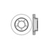 Centric 128.65113R Disc Brake Rotor Slotted Drilled Rotor