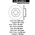 120.42001 by CENTRIC - Premium Brake Rotor